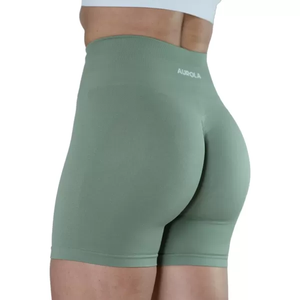 AUROLA Intensify Workout Shorts for Women Seamless Scrunch Short Gym Yoga Running Sport Active Exercise Fitness Shorts