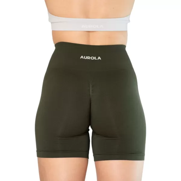 AUROLA Intensify Workout Shorts for Women Seamless Scrunch Short Gym Yoga Running Sport Active Exercise Fitness Shorts