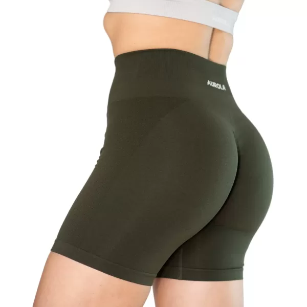 AUROLA Intensify Workout Shorts for Women Seamless Scrunch Short Gym Yoga Running Sport Active Exercise Fitness Shorts