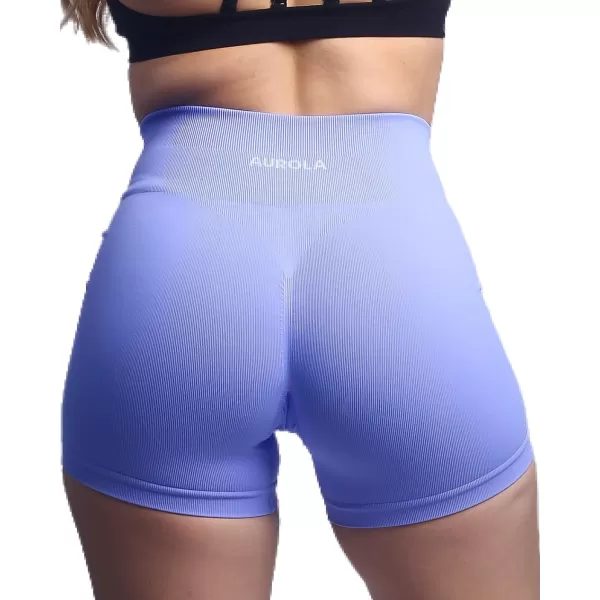 AUROLA Power Scrunch Butt Workout Shorts for Women Seamless Gym Shorts High Waist Tummy Control Yoga Biker Shorts