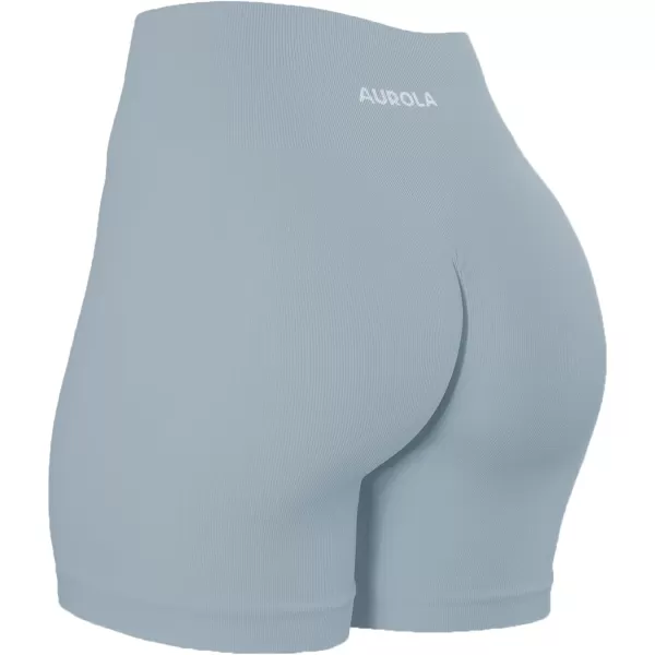 AUROLA Power Scrunch Butt Workout Shorts for Women Seamless Gym Shorts High Waist Tummy Control Yoga Biker Shorts)
