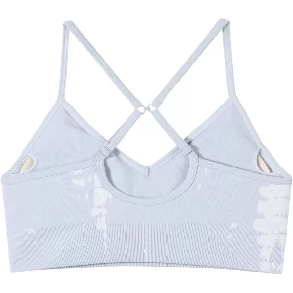 AUROLA Serpent Snake Seamless Sports Bras for Women,Girls Padded Strappy Workout Gym Yoga Tops)