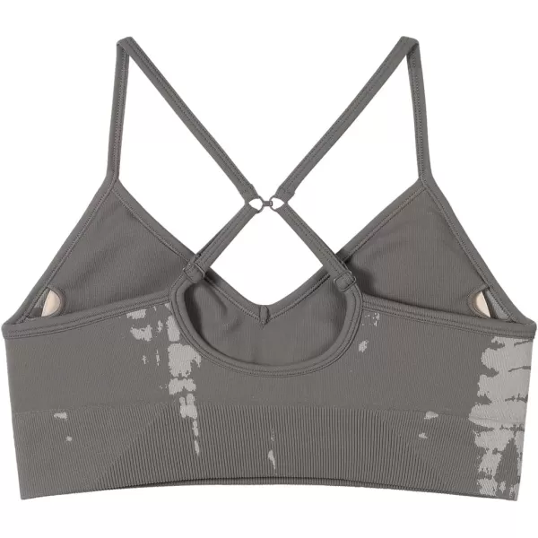 AUROLA Serpent Snake Seamless Sports Bras for Women,Girls Padded Strappy Workout Gym Yoga Tops)