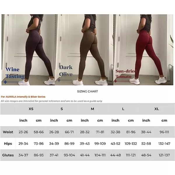 AUROLA Workout Leggings for Women Seamless Scrunch Tights Tummy Control Gym Fitness Girl Sport Active Yoga Pants)