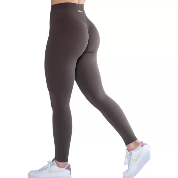 AUROLA Workout Leggings for Women Seamless Scrunch Tights Tummy Control Gym Fitness Girl Sport Active Yoga Pants)