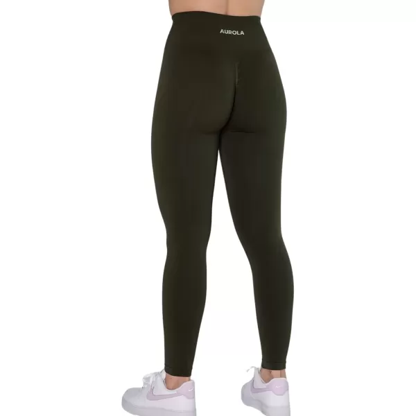 AUROLA Workout Leggings for Women Seamless Scrunch Tights Tummy Control Gym Fitness Girl Sport Active Yoga Pants