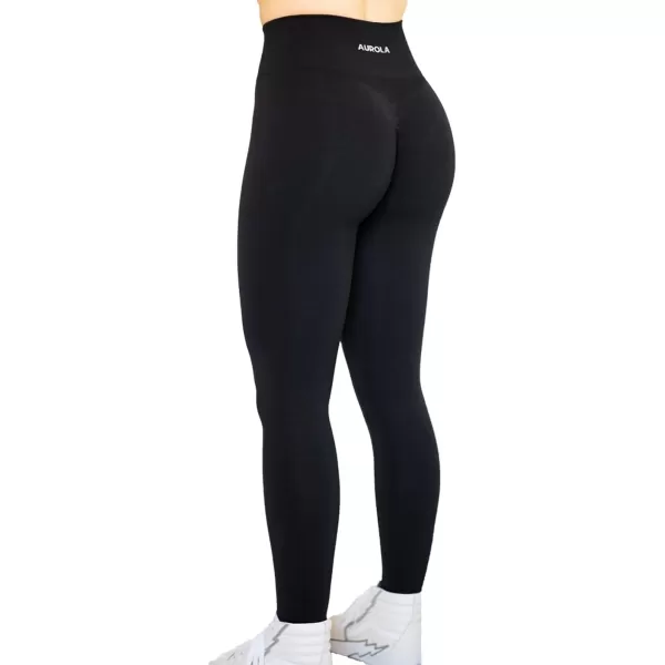 AUROLA Workout Leggings for Women Seamless Scrunch Tights Tummy Control Gym Fitness Girl Sport Active Yoga Pants)