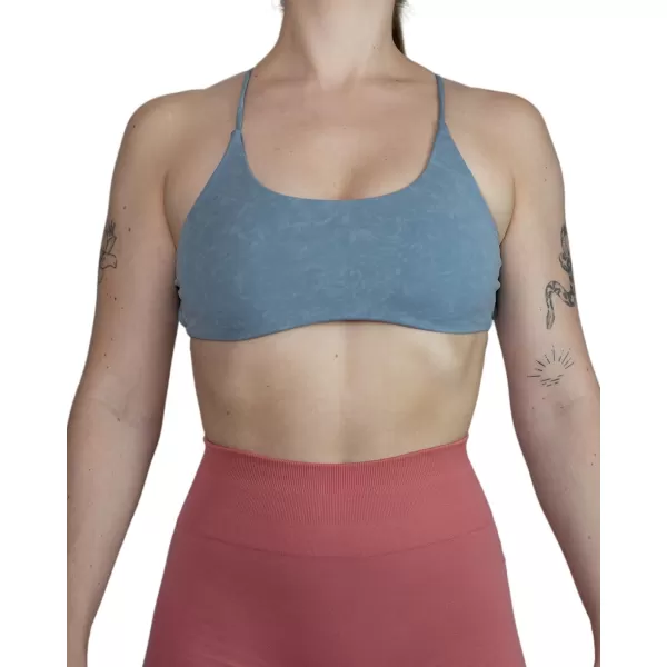 AUROLA Workout Sports Bras Women Athletic Removable Backless Strappy Criss Cross Light Support Gym Fitness Yoga Crop Bra)