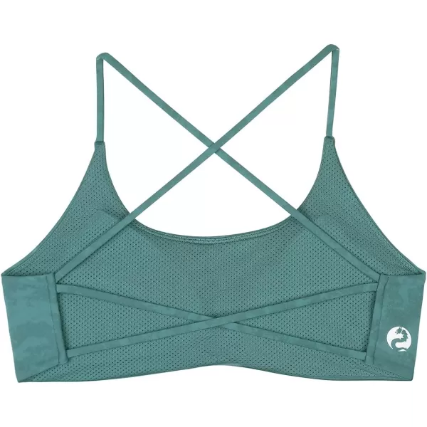 AUROLA Workout Sports Bras Women Athletic Removable Backless Strappy Criss Cross Light Support Gym Fitness Yoga Crop Bra