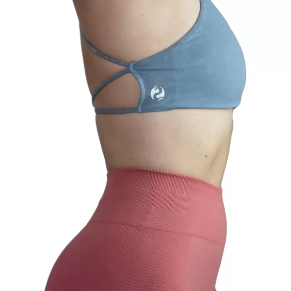 AUROLA Workout Sports Bras Women Athletic Removable Backless Strappy Criss Cross Light Support Gym Fitness Yoga Crop Bra)
