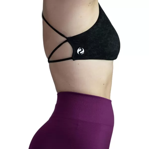 AUROLA Workout Sports Bras Women Athletic Removable Backless Strappy Criss Cross Light Support Gym Fitness Yoga Crop Bra