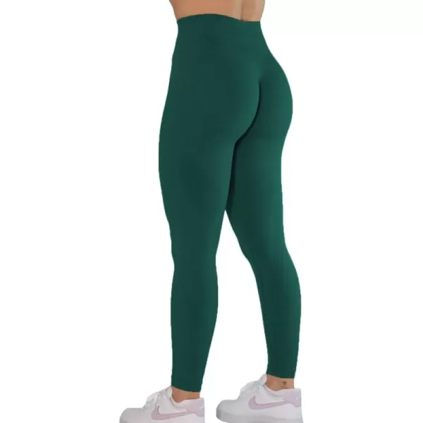 AUROLA CAMO Collection Workout Leggings for Women Subtle Logo Seamless Scrunch Gym Tights Yoga Running Active Pants