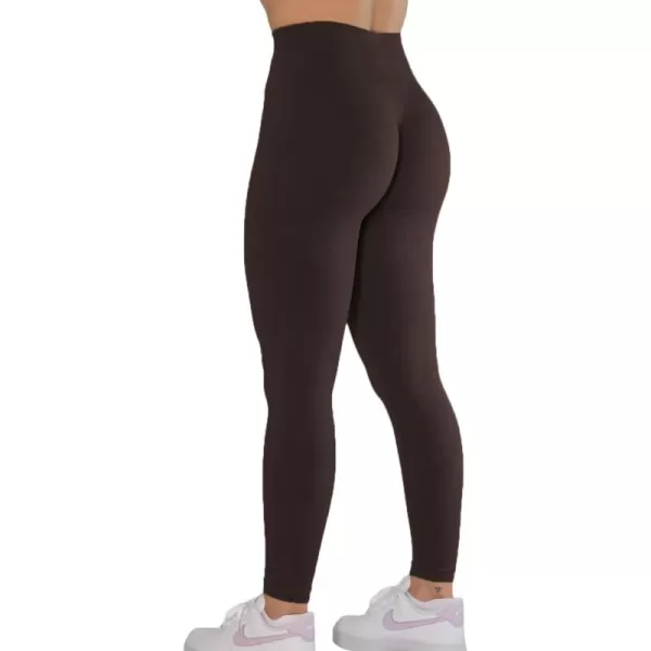 AUROLA CAMO Collection Workout Leggings for Women Subtle Logo Seamless Scrunch Gym Tights Yoga Running Active Pants