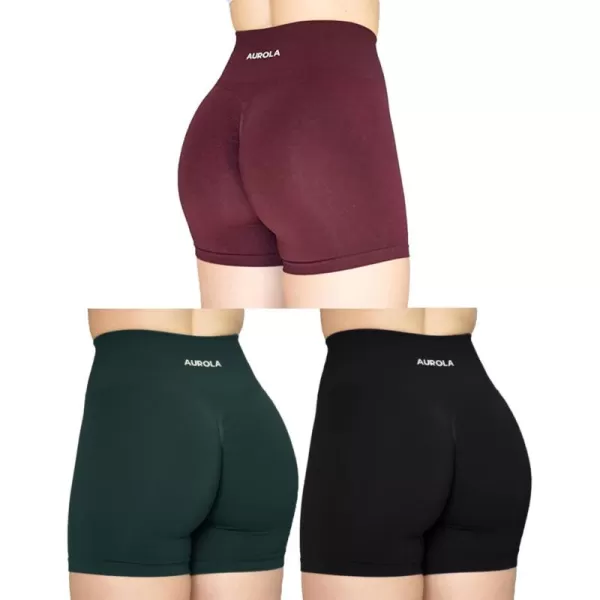 AUROLA Intensify Workout Shorts for Women Seamless Scrunch Short Gym Yoga Running Sport Active Exercise Fitness Shorts