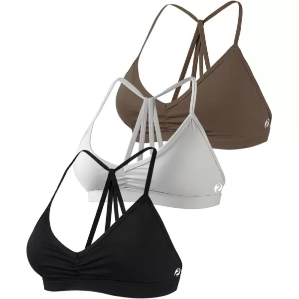 AUROLA Mercury Workout Sports Bras Women Athletic Removable Padded Backless Strapy Minimal Crop Top)