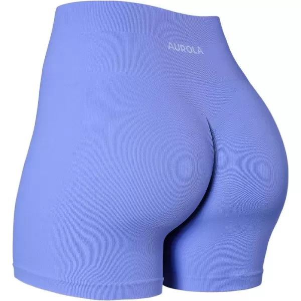 AUROLA Power Scrunch Butt Workout Shorts for Women Seamless Gym Shorts High Waist Tummy Control Yoga Biker Shorts