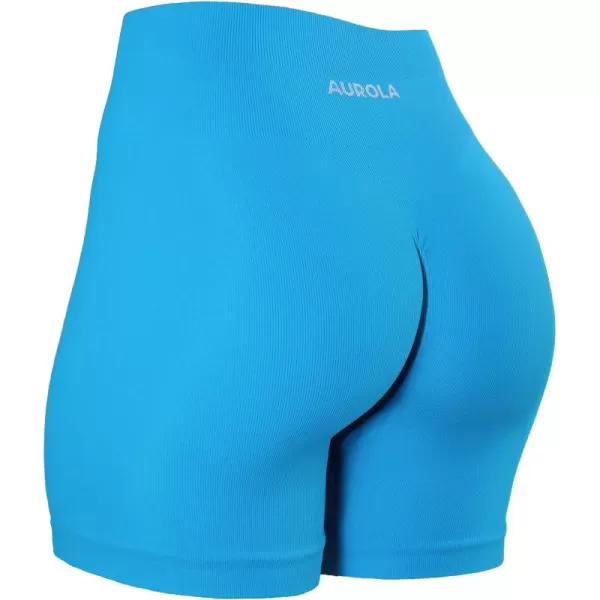 AUROLA Power Scrunch Butt Workout Shorts for Women Seamless Gym Shorts High Waist Tummy Control Yoga Biker Shorts