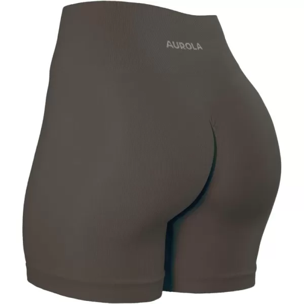 AUROLA Power Scrunch Butt Workout Shorts for Women Seamless Gym Shorts High Waist Tummy Control Yoga Biker Shorts