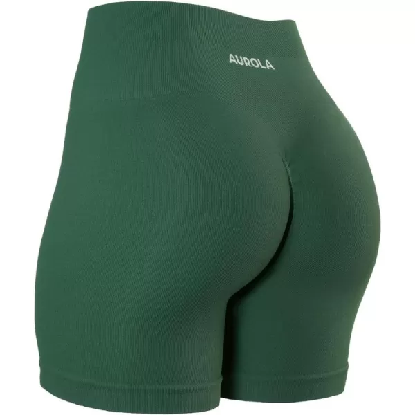 AUROLA Power Scrunch Butt Workout Shorts for Women Seamless Gym Shorts High Waist Tummy Control Yoga Biker Shorts
