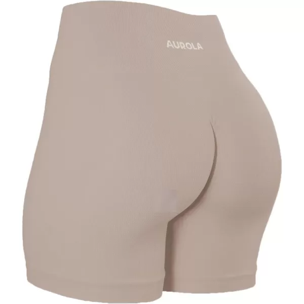 AUROLA Power Scrunch Butt Workout Shorts for Women Seamless Gym Shorts High Waist Tummy Control Yoga Biker Shorts