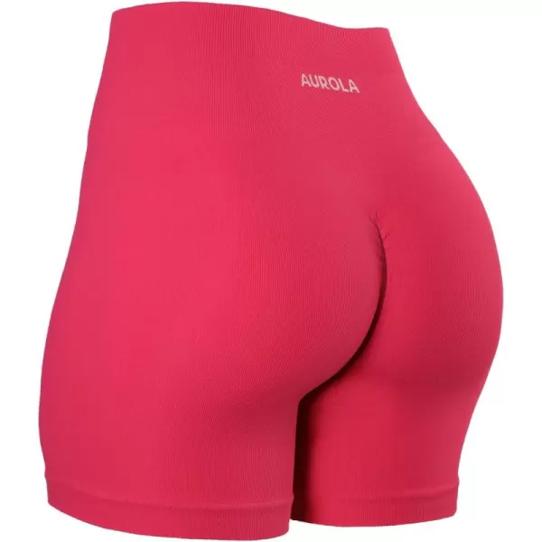 AUROLA Power Scrunch Butt Workout Shorts for Women Seamless Gym Shorts High Waist Tummy Control Yoga Biker Shorts