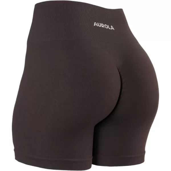 AUROLA Power Scrunch Butt Workout Shorts for Women Seamless Gym Shorts High Waist Tummy Control Yoga Biker Shorts