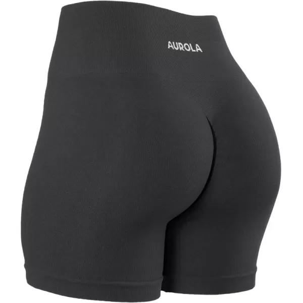 AUROLA Power Scrunch Butt Workout Shorts for Women Seamless Gym Shorts High Waist Tummy Control Yoga Biker Shorts