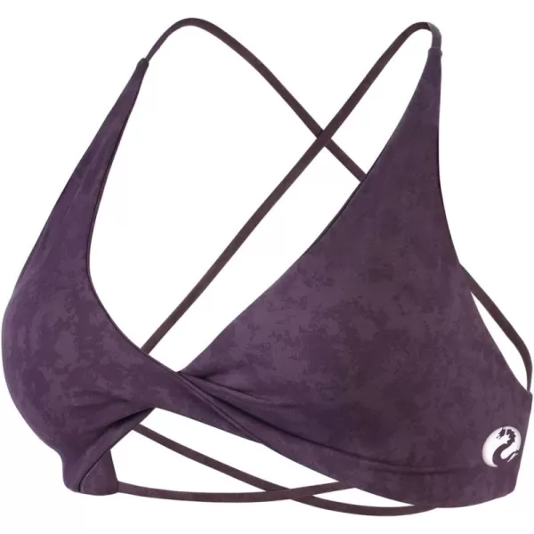 AUROLA Venus Sports Bras Women Workout Athletic Removable Padded Backless Strappy Low Support Gym Fitness Yoga Crop Top