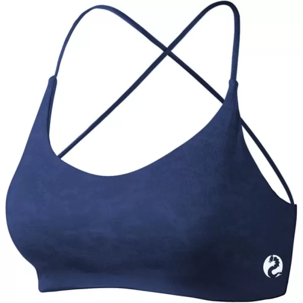 AUROLA Workout Sports Bras Women Athletic Removable Backless Strappy Criss Cross Light Support Gym Fitness Yoga Crop Bra