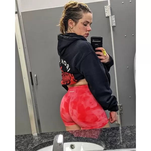 AUROLA Dream Tie Dye Workout Shorts for Women