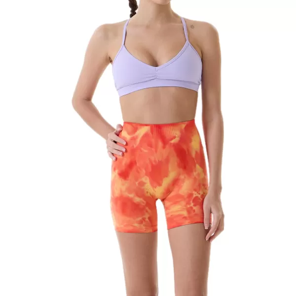 AUROLA Dream Tie Dye Workout Shorts for Women