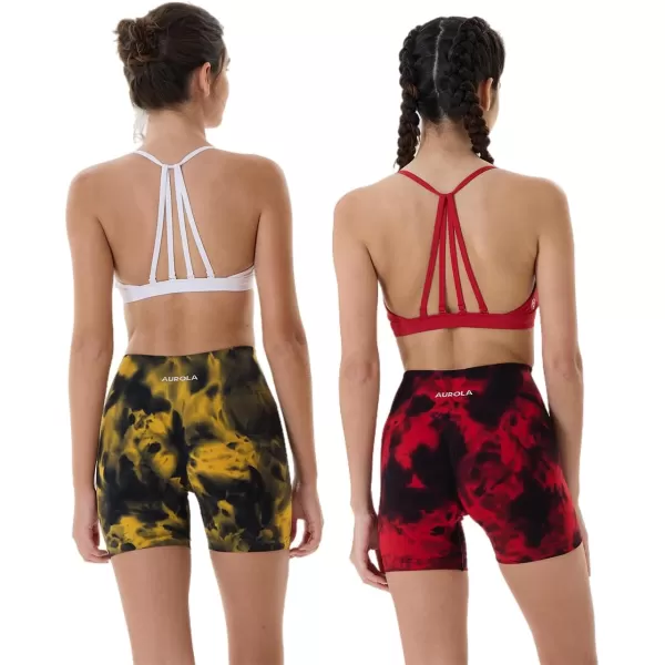 AUROLA Dream Tie Dye Workout Shorts for Women