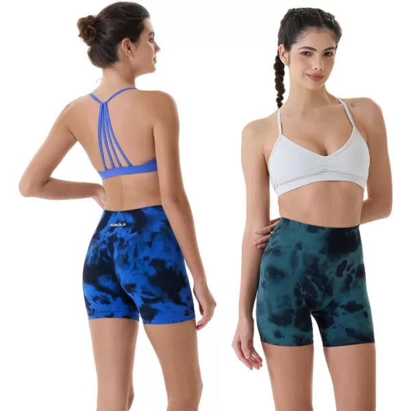 AUROLA Dream Tie Dye Workout Shorts for Women