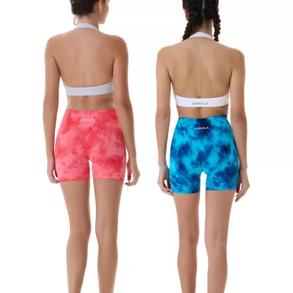 AUROLA Dream Tie Dye Workout Shorts for Women