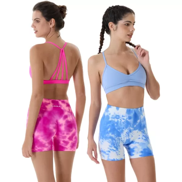 AUROLA Dream Tie Dye Workout Shorts for Women