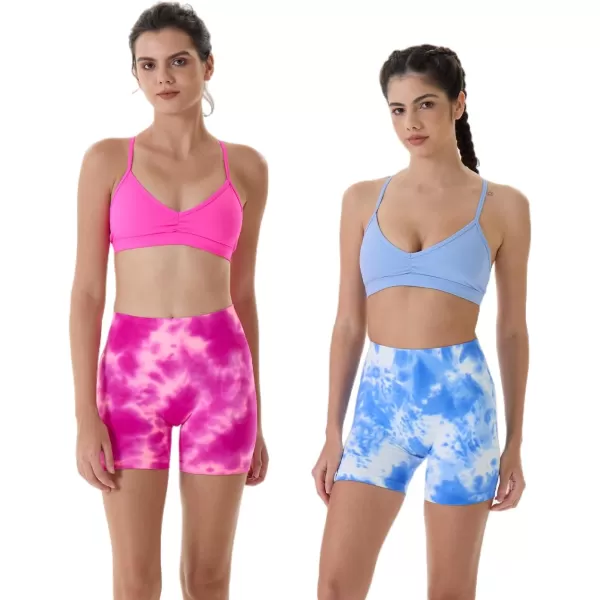AUROLA Dream Tie Dye Workout Shorts for Women