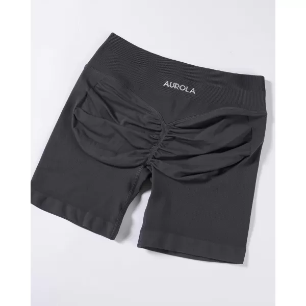 AUROLA Influence Collection Workout Shorts for Women,No Roll Up Squat Proof New Scrunch Seamless Compression Gym Short