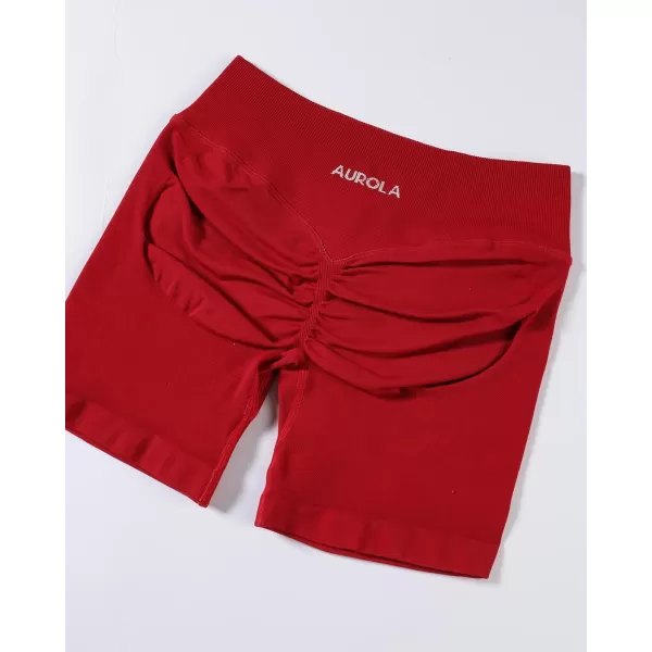 AUROLA Influence Collection Workout Shorts for Women,No Roll Up Squat Proof New Scrunch Seamless Compression Gym Short