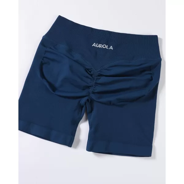 AUROLA Influence Collection Workout Shorts for Women,No Roll Up Squat Proof New Scrunch Seamless Compression Gym Short