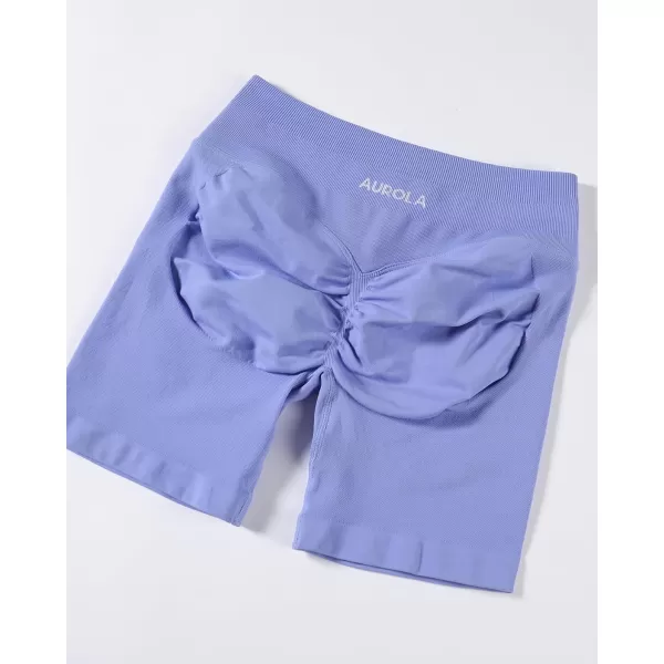AUROLA Influence Collection Workout Shorts for Women,No Roll Up Squat Proof New Scrunch Seamless Compression Gym Short