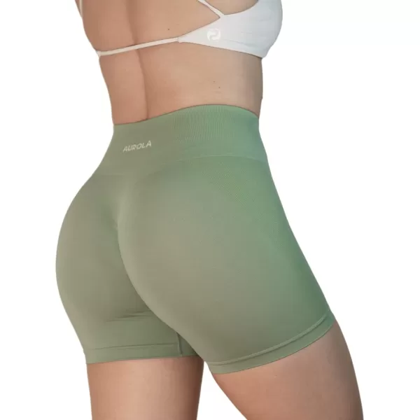 AUROLA Intensify Shorts Women's Athletic Seamless High Waisted Running Gym Fitness Yoga Workout Short