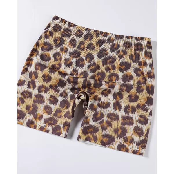 AUROLA Print Collection Fashion Shorts for Women,Inside White Scrunch Seamless Active Workout Roll Up Shorts