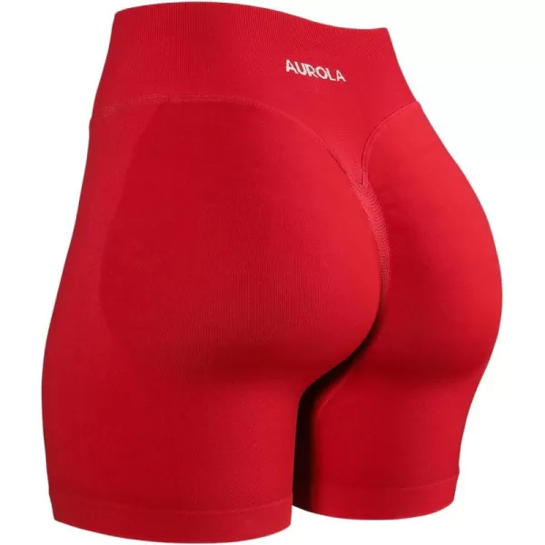 AUROLA Influence Collection Workout Shorts for Women,No Roll Up Squat Proof New Scrunch Seamless Compression Gym Short