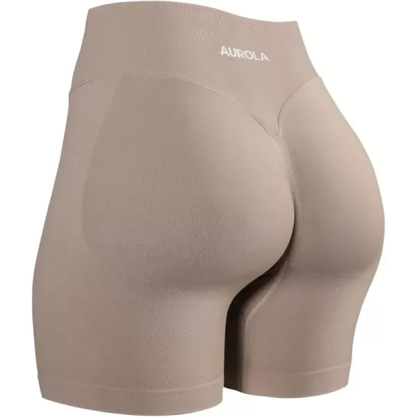 AUROLA Influence Collection Workout Shorts for Women,No Roll Up Squat Proof New Scrunch Seamless Compression Gym Short
