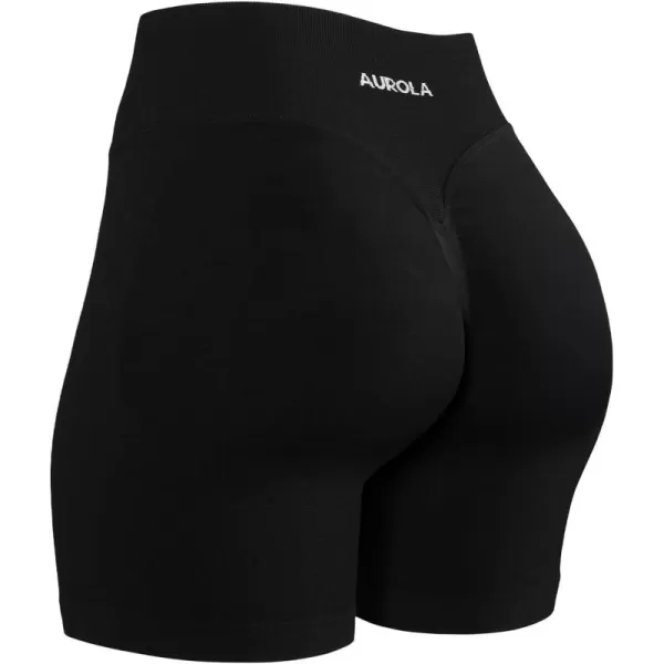 AUROLA Influence Collection Workout Shorts for Women,No Roll Up Squat Proof New Scrunch Seamless Compression Gym Short