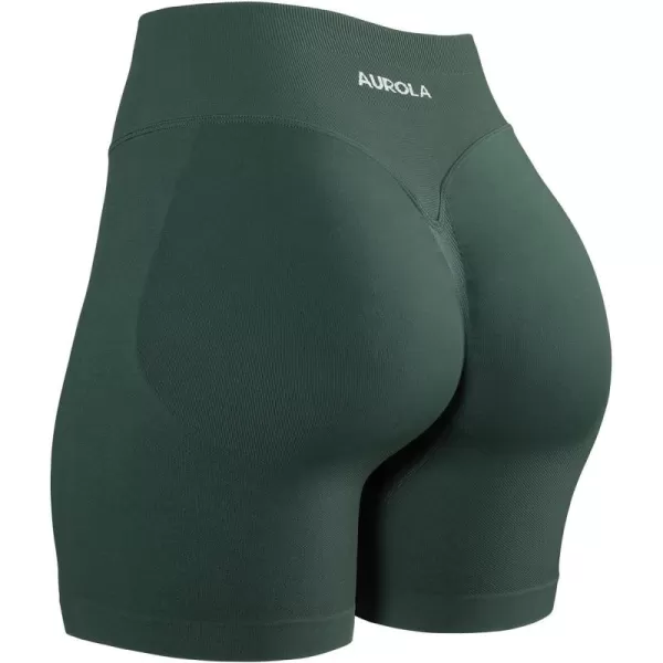 AUROLA Influence Collection Workout Shorts for Women,No Roll Up Squat Proof New Scrunch Seamless Compression Gym Short