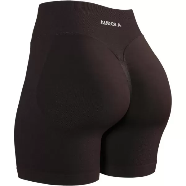 AUROLA Influence Collection Workout Shorts for Women,No Roll Up Squat Proof New Scrunch Seamless Compression Gym Short