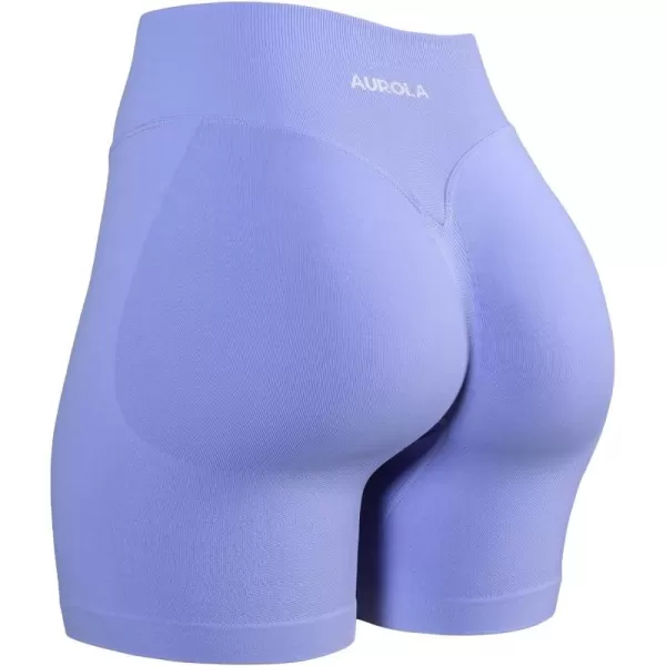 AUROLA Influence Collection Workout Shorts for Women,No Roll Up Squat Proof New Scrunch Seamless Compression Gym Short