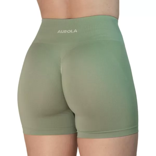 AUROLA Intensify Shorts Women's Athletic Seamless High Waisted Running Gym Fitness Yoga Workout Short