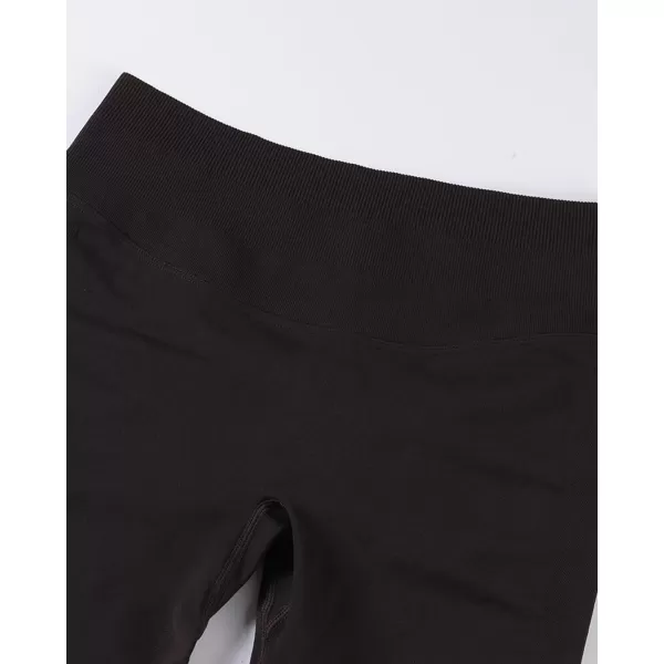 imageAUROLA Influence Workout Shorts for Women25 35 45 55 65 No Roll Up Squat Proof Scrunch Seamless Compression Gym ShortCoffee